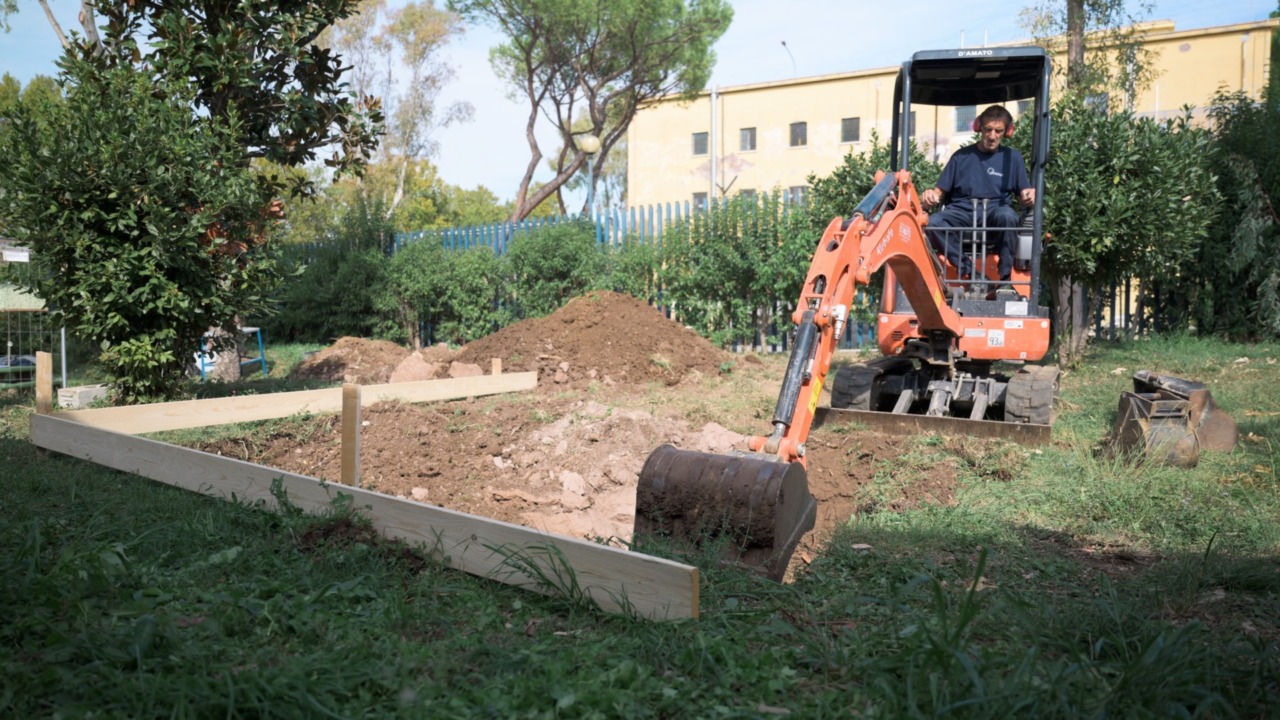 Nuova installazione di Tibaldi alla casa circondariale femminile di Rebibbia