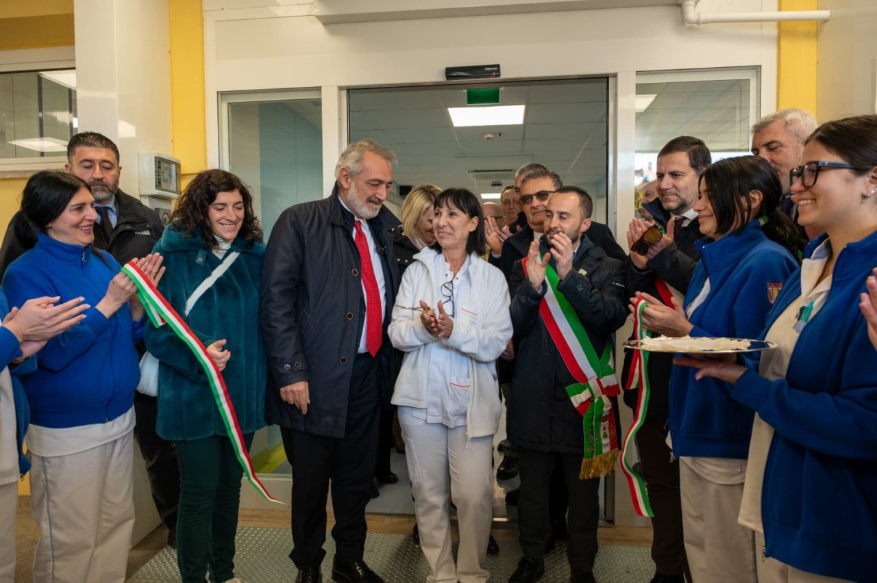 Inaugurato il nuovo pronto soccorso e il blocco operatorio dell’ospedale Santissimo Gonfalone. LE INTERVISTE