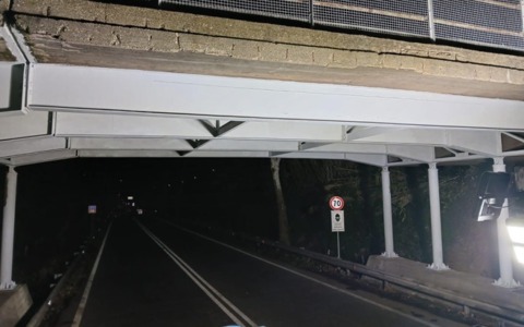 Acilia: conclusi i lavori strutturali del cavalcavia di via delle Calle