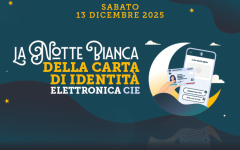 Sabato 13 dicembre è la Notte bianca della Carta d’Identità Elettronica