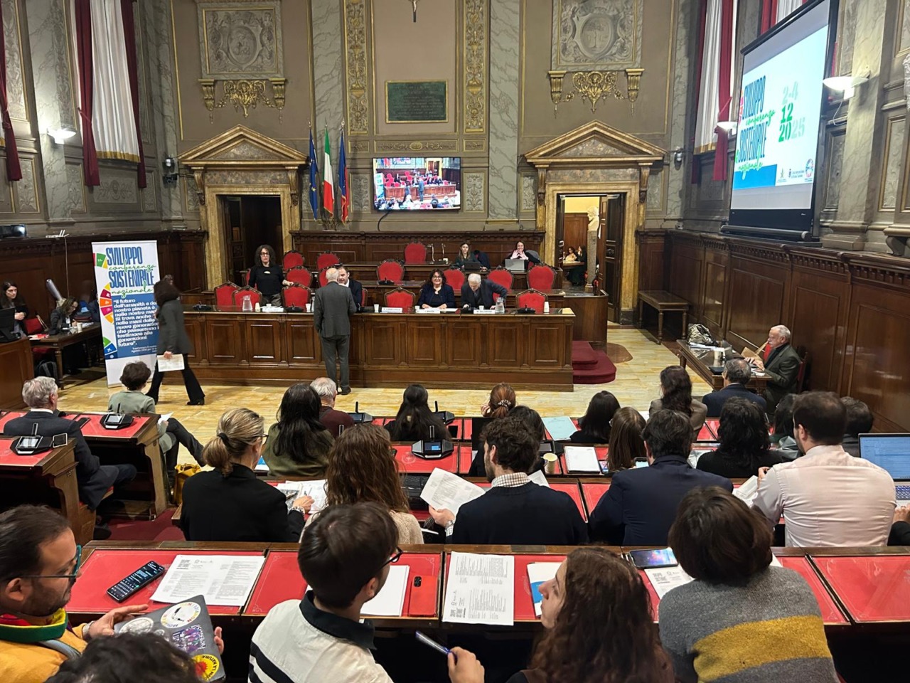 Apertura della Conferenza Nazionale per lo Sviluppo Sostenibile 2025 a Palazzo Valentini