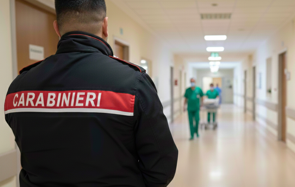 Tenta di uccidere il compagno di stanza in ospedale, arrestato
