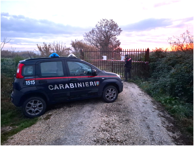 Scoperta e sequestrata una discarica abusiva di 3.000 metri quadrati