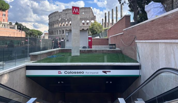 Oggi aprono “Colosseo” e “Porta Metronia”, le stazioni-museo della metro C