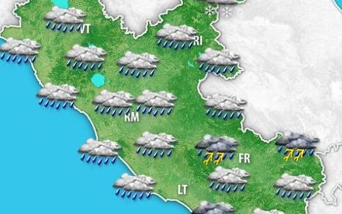 Maltempo, allerta gialla nella Capitale nelle prossime 24-36 ore