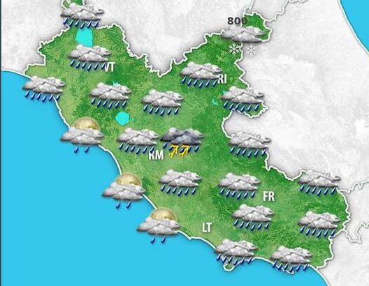Maltempo, allerta gialla nella Capitale