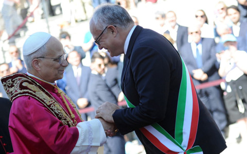 Il Sindaco Gualtieri ricevuto dal Papa, confronto su pace e cultura della solidarietà