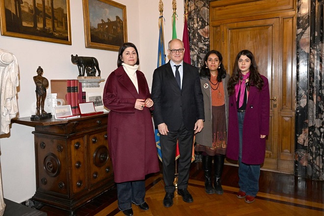 Il Sindaco Gualtieri ha incontrato l’attivista iraniana Parisa Nazari