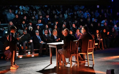 Sami Modiano incontra gli studenti al Teatro Vascello
