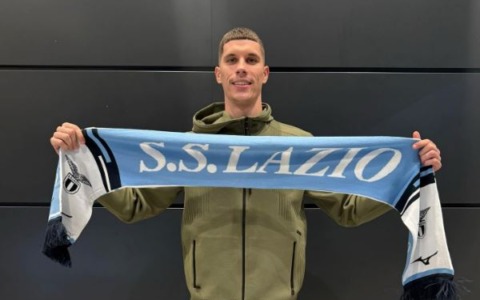 Lazio, arrivato il nuovo attaccante Ratkov