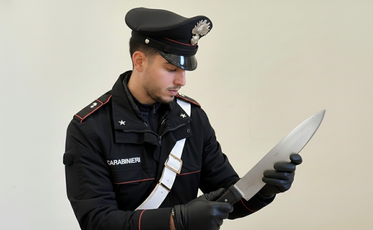 Ruba una mannaia al mercato Esquilino, bloccato in strada