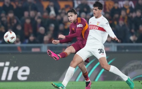 Roma-Stoccarda 2-0. Festa giallorossa con Pisilli, autore di una doppietta