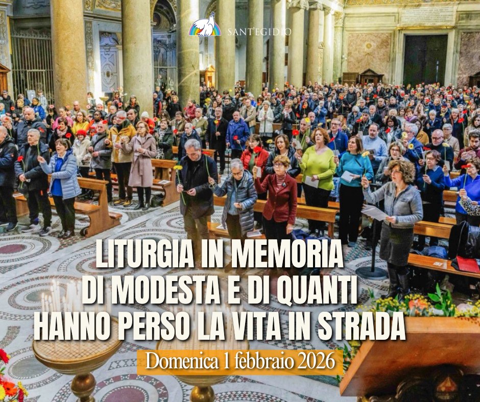 A Santa Maria in Trastevere il ricordo di chi ha perso la vita in strada