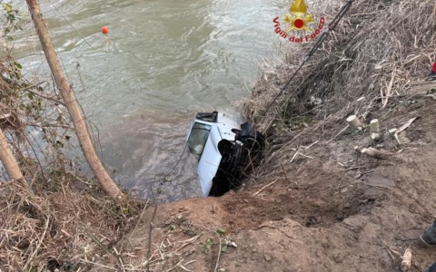 E’ del 31enne scomparso a Tivoli l’auto ritrovata nel fiume Aniene