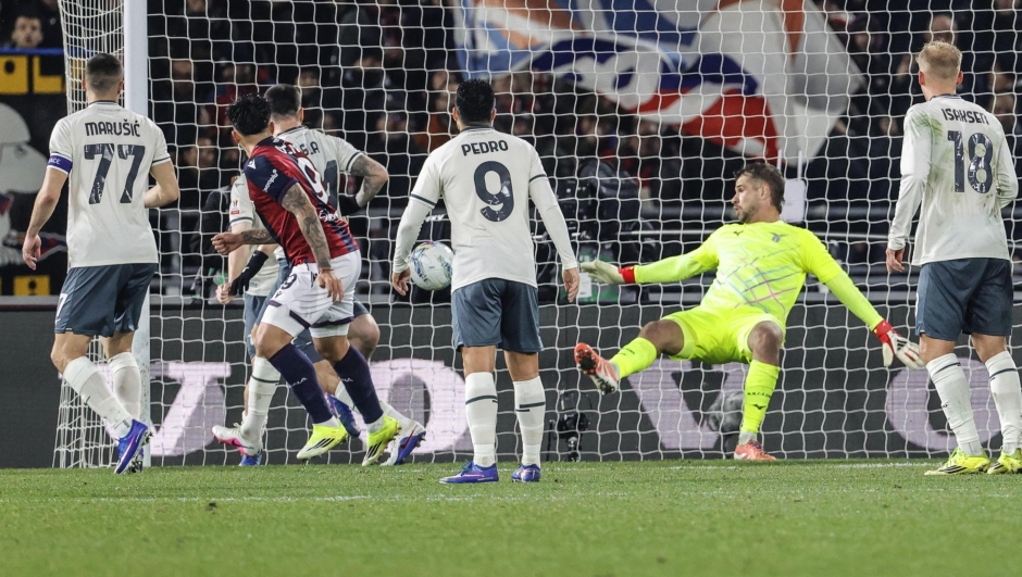 La Lazio vola in semifinale. Battuto il Bologna 5-2 dopo i calci di rigore