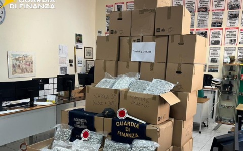 Tre quintali e mezzo di marijuana nascosti in un tir fiutati da “Jackpot” e “Frida”