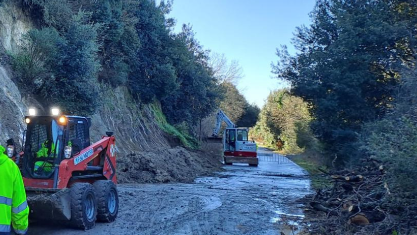Danni del maltempo, da gennaio 55 interventi sulle strade di Città metropolitana di Roma Capitale