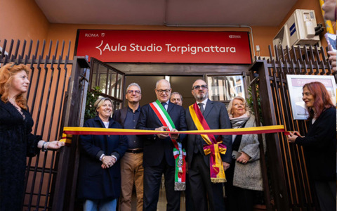 Inaugurata l’Aula studio a Tor Pignattara
