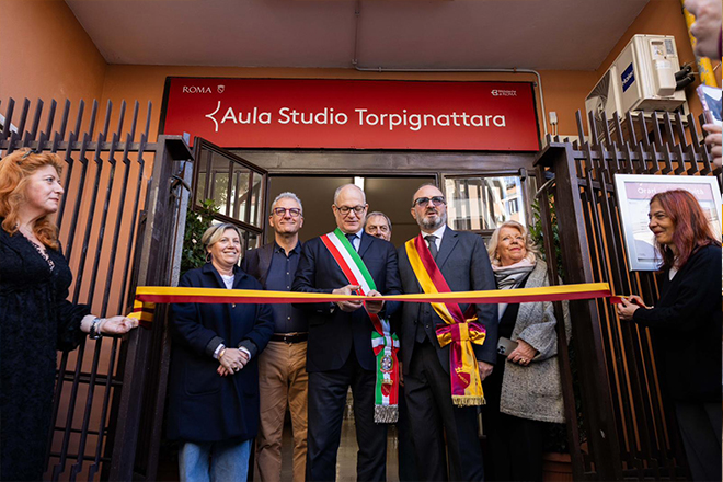 Inaugurata l’Aula studio a Tor Pignattara
