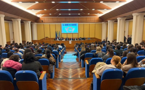 Aurigemma agli studenti: “La storia di Davide è un inno alla vita”