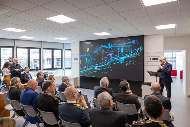 Presentata la nuova sala C-Soc, il Cyber Security Operations Center