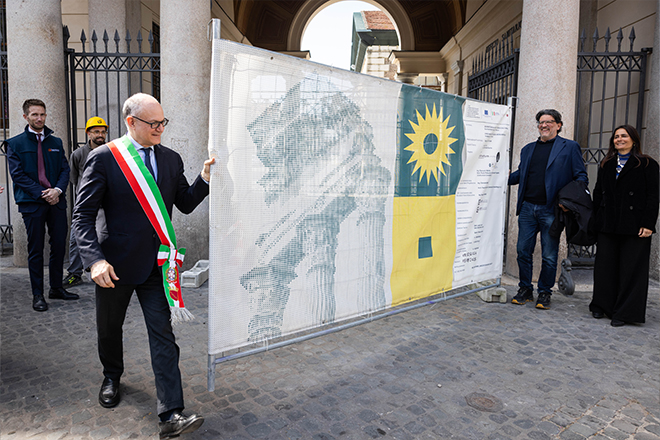 Ex Mattatoio, inaugurata la facciata d’ingresso