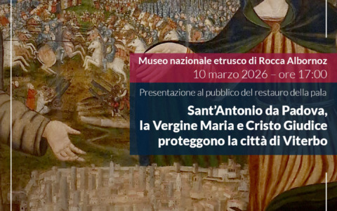 Tornata al pubblico la pala cinquecentesca su Sant’Antonio e Cristo Giudice