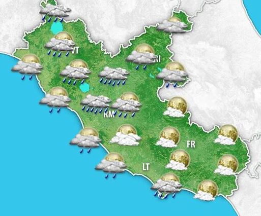 Maltempo, piogge e venti forti. Allerta gialla a Roma e provincia