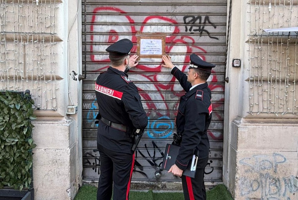 Sospesa per 15 giorni la licenza di un esercizio commerciale in via Cavour