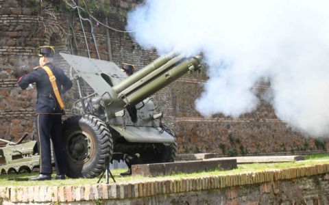 Tradizione al Gianicolo: sparo tricolore per l’Unità d’Italia
