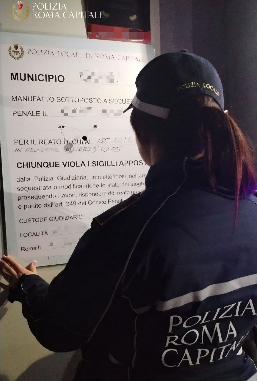 Sovraffollamento e carenze di sicurezza, sequestrato locale in zona Tuscolana