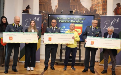 Raccolta benefica promossa dai finanzieri del Lazio