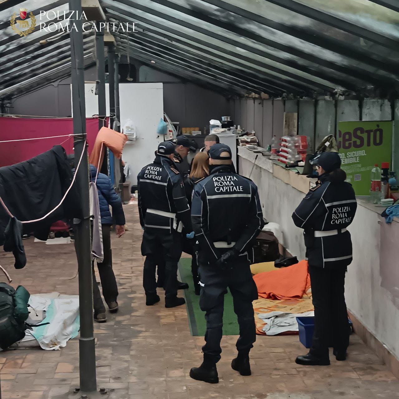 Operazione decoro a Villa Pamphili, intervento della Polizia Locale per la bonifica delle serre minori