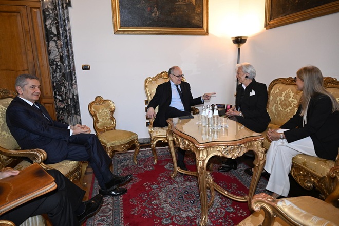 Incontro Lagarde-Gualtieri in Campidoglio