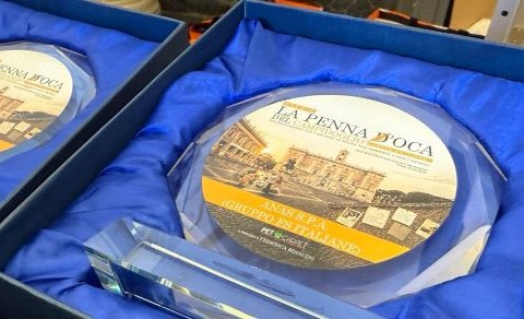 “La Penna d’Oca del Campidoglio” , premiata l’Anas