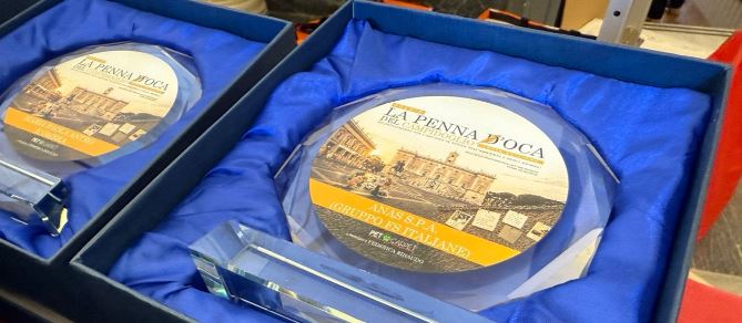 “La Penna d’Oca del Campidoglio” , premiata l’Anas