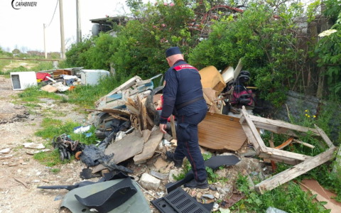 Controlli contro i rifiuti abbandonati nell’area tiburtina