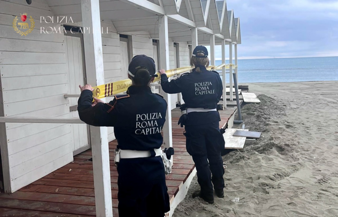 Sequestrato un altro stabilmento balneare ad Ostia: sigilli all’Arcobaleno Beach