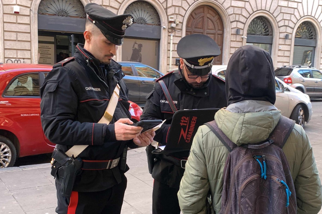 Festività Pasquali, controlli dei carabinieri in centro ed a Termini