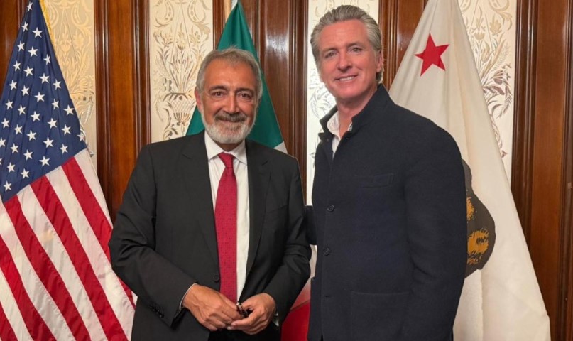 Regione, incontro con il governatore della California