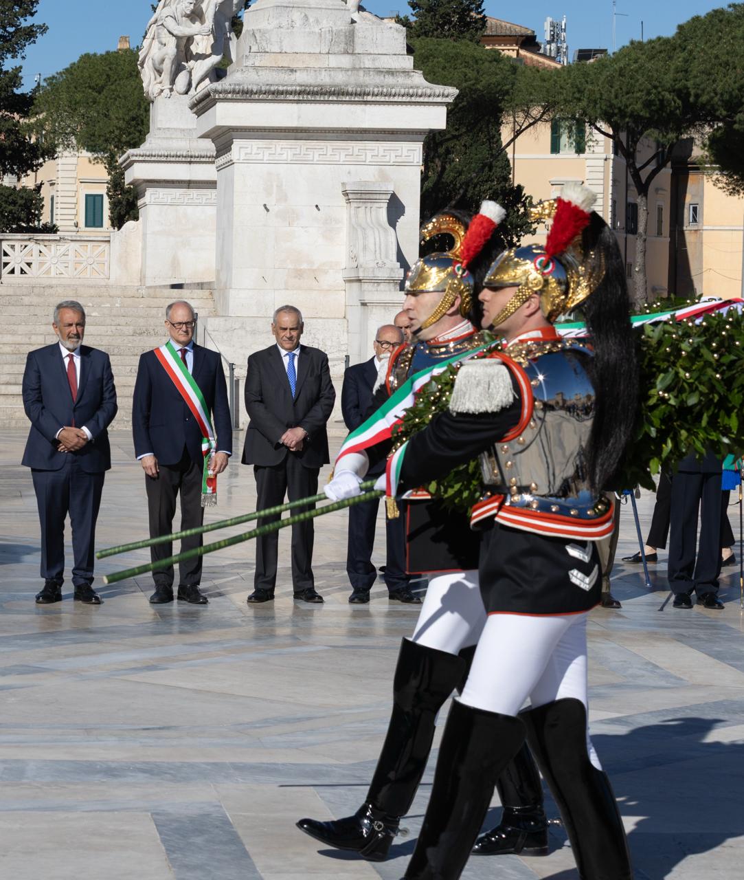 25 aprile, Rocca all’Altare della Patria: “La liberazione sia memoria condivisa, non terreno di scontro”