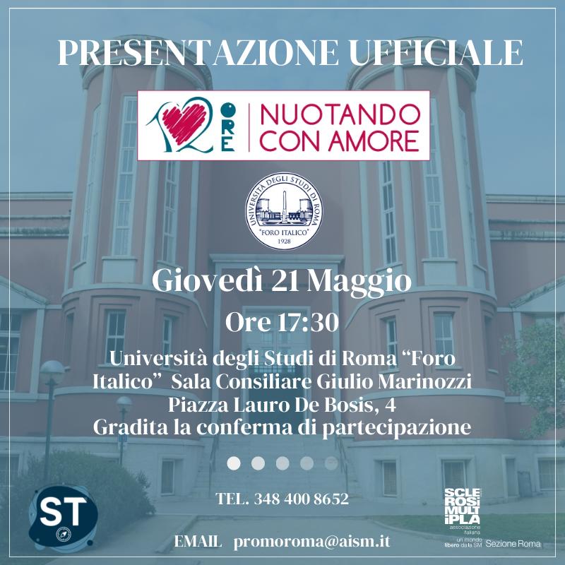 Tutto pronto per “12 Ore Nuotando con AmOre per AISM”
