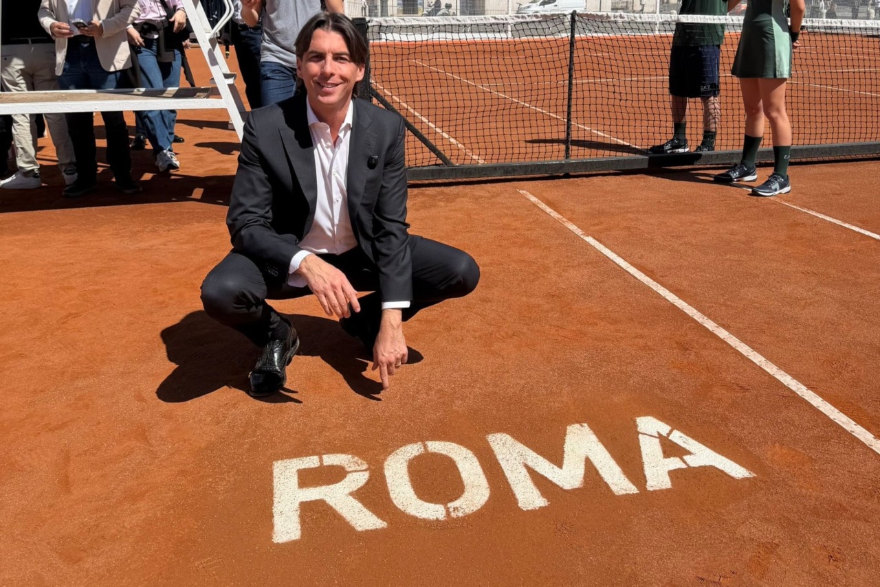 Internazionali di tennis al via sul campo di Piazza del Popolo