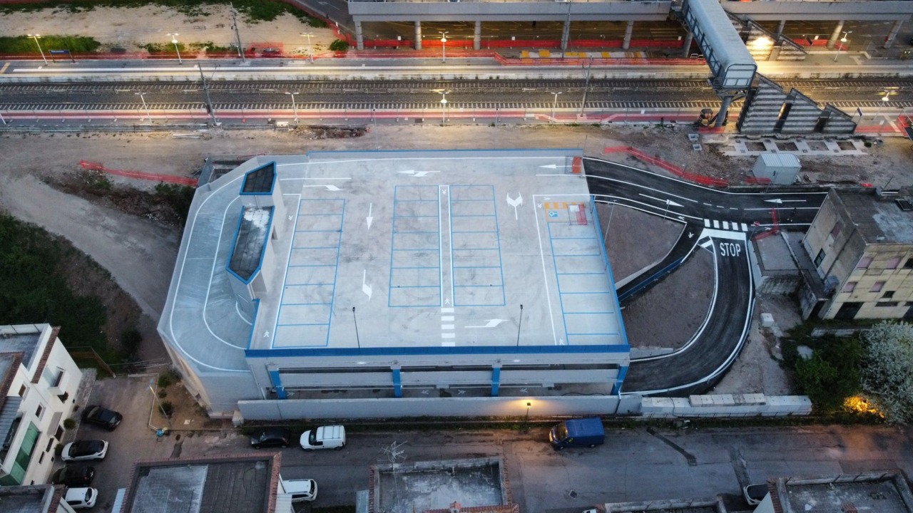 Completato il nuovo nodo di scambio della stazione ferroviaria