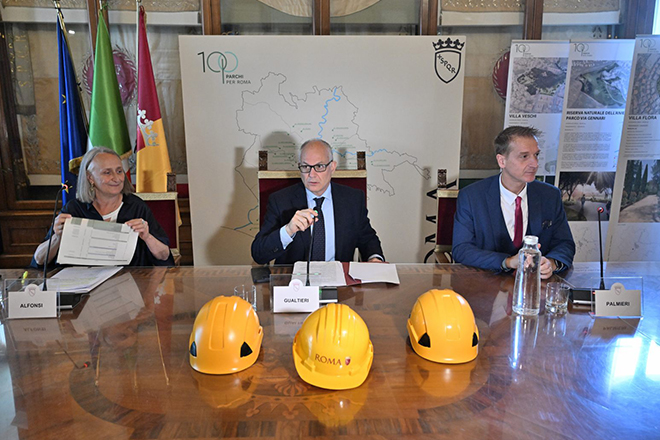 Il progetto “100 parchi per Roma”, al via 16 nuovi cantieri