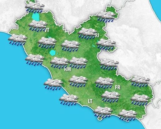 Maltempo, allerta gialla nella Capitale e in provincia