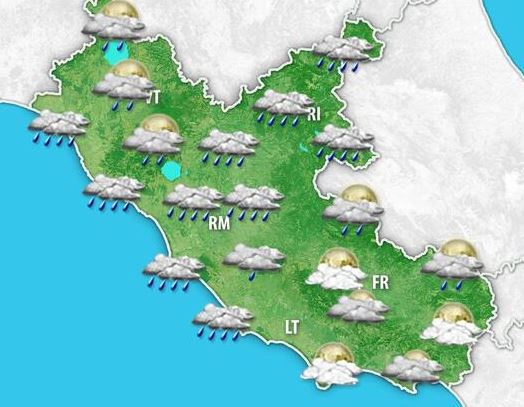 Maltempo, allerta gialla su Roma e Lazio per piogge e temporali