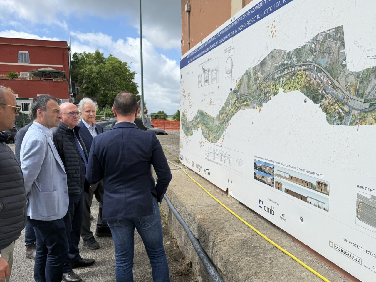 Raddoppio della Roma – Viterbo, sopralluogo nei cantieri di Astral e Regione