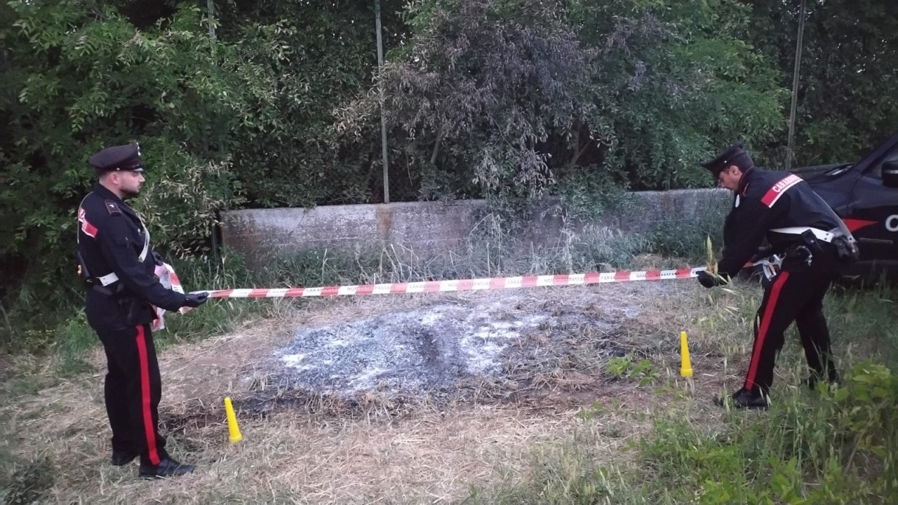 Incendio su terreno del CNR,  arrestati due uomini