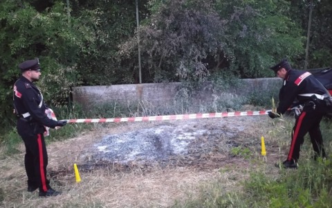 Incendio su terreno del CNR,  arrestati due uomini
